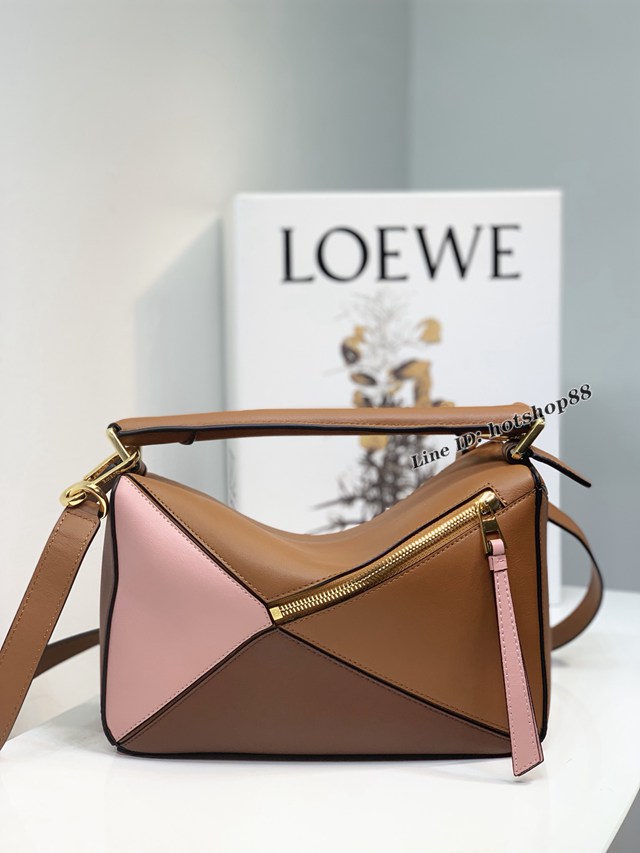 Loewe羅意威Puzzle女款系列小號幾何包 手提肩背斜挎女包 10172 lyw1414